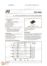 TDA7384 datasheet.datasheet_page 1