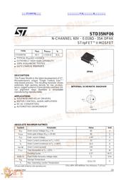 STD35NF06 数据规格书 1