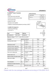 SPW24N60CFD 数据规格书 1