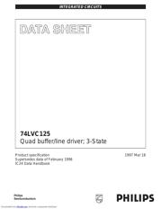 74LVC125 数据规格书 1