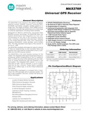 MAX2769ETI+T Datenblatt PDF