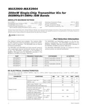 MAX2900EGIT datasheet.datasheet_page 2