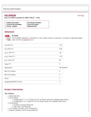 ISL95836HRTZ-T Datenblatt PDF