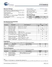 CY7C1024DV33-10BGXI 数据规格书 3