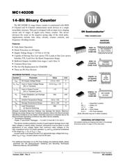 MC14020BDR2G Datenblatt PDF