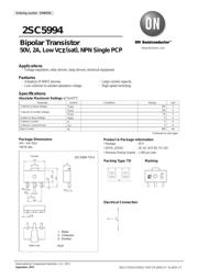 2SC5994-TD-E 数据规格书 1