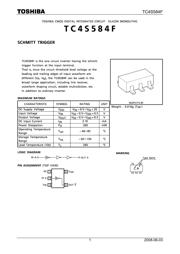 TC4S584F(T5R,F,T) datasheet.datasheet_page 1