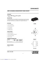 ZXMN10A07ZTA 数据规格书 1