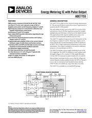 ADE7755ARSZ 数据规格书 1