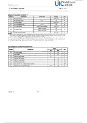 74LVT273PW datasheet.datasheet_page 3