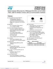 STM32F102R8 datasheet.datasheet_page 1