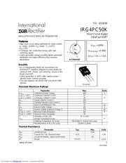 IRG4PC50K datasheet.datasheet_page 1