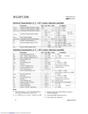 IRG4PC50K datasheet.datasheet_page 2