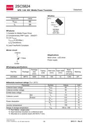 2SC5824T100 数据规格书 1