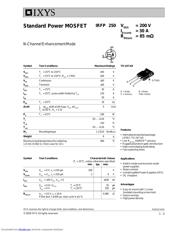 IRFP250 Datenblatt PDF