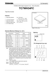 TC7WH34FC datasheet.datasheet_page 1