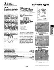 CD4089BPW 数据规格书 1
