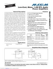 MAX9716EVKIT datasheet.datasheet_page 1