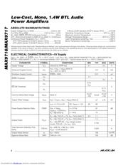 MAX9716EVKIT datasheet.datasheet_page 2