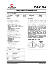 25AA1024-I/SM Datenblatt PDF