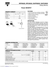 IRFR9020 Datenblatt PDF