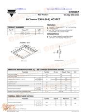 SI7898DP 数据规格书 1