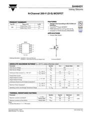 SI4464DY-T1-GE3 Datenblatt PDF