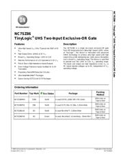 NC7SZ86M5 datasheet.datasheet_page 1