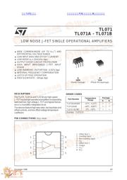 TL071 datasheet.datasheet_page 1