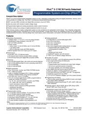 CY8C3866AXI-040T datasheet.datasheet_page 1