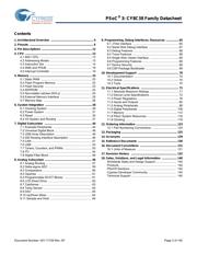 CY8C3866AXI-040T datasheet.datasheet_page 3