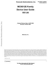 MC9S12E64 datasheet.datasheet_page 1