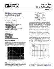 AD8042ARZ Datenblatt PDF