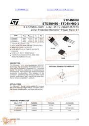 STD3NM60 datasheet.datasheet_page 1