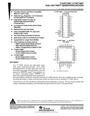 CY74FCT480BTQCTE4 数据规格书 1