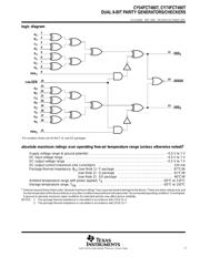 CY74FCT480BTQCTE4 数据规格书 3