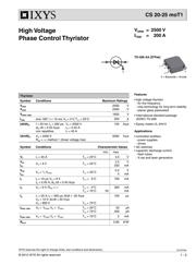 CS20-25MOT1 数据规格书 1