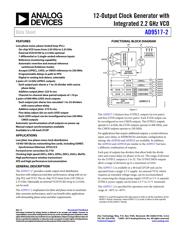 AD9517-2ABCPZ 数据规格书 1
