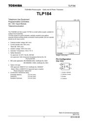 TLP180 Datenblatt PDF