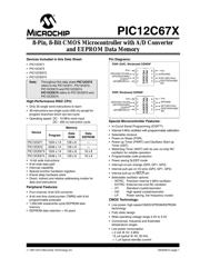 PIC12C672-04I/P datasheet.datasheet_page 1