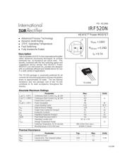 IRF520 数据手册