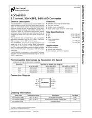 ADC082S021CIMM 数据规格书 1