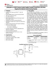 LM3414HVMRX/NOPB 数据规格书 1