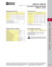 HMC144 datasheet.datasheet_page 4