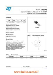 STF13N65M2 datasheet.datasheet_page 1