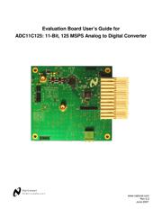 ADC11C125HFEB/NOPB 数据规格书 1