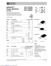 IXFH52N30Q 数据规格书 1
