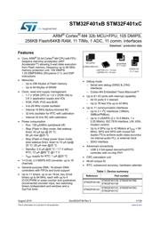 STM32F401CBU6 数据规格书 1
