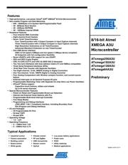ATXMEGA64A3U-MH 数据规格书 1