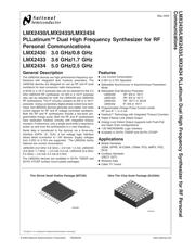 LMX2433 datasheet.datasheet_page 1